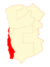 Map of Iquique in Tarapacá Region