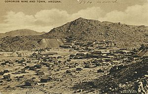 View of Congress and the mine, c.1914.