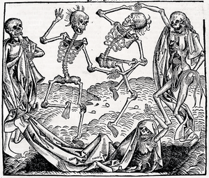 Danse macabre by Michael Wolgemut