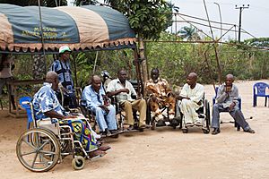 Disabled Biafran war veterans
