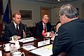 Donald Rumsfeld meets with Art Eggleton