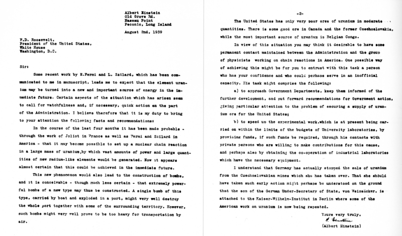 Einstein-Roosevelt-letter