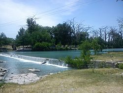 El rio de san juan de sabinas, municipio de nueva rosita