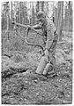 Finnish soldier with a ROKS-3 flamethrower SA-kuva 131383
