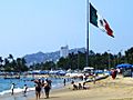 Flag of Mexico in Acapulco