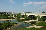 France Orleans Pont George V Cathedrale 01.JPG