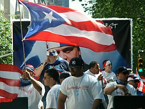 Frankie Cutlass at the Puerto Rican Day Parade 2006
