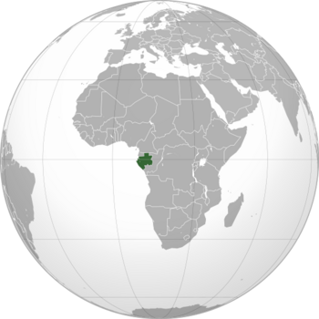 Location of Gabon