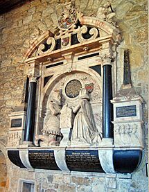 Goudhurst, St Mary's church, Memorial to William Campion (35054172634)