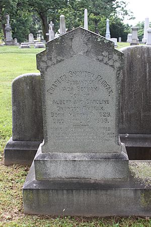 Grave of Charles Snowden Fairfax (1829-1869)