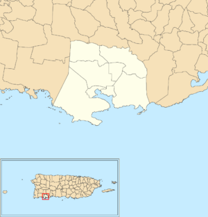 Guánica, Puerto Rico locator map