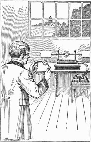 Heinrich Hertz discovering radio waves
