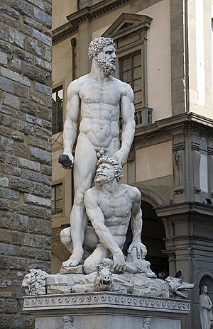Hercule et Cacus Bandinelli Florence Signoria