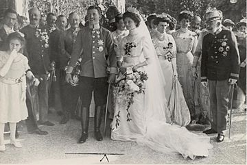 Hochzeit Erzh Karl und Zita Schwarzau 1911c