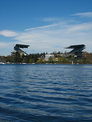 Husky Stadium Lake Washington