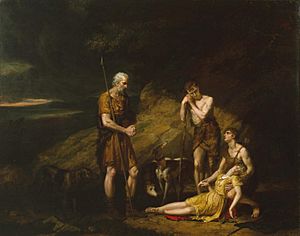 Imogen Discovered in the Cave of Belarius - George Dawe