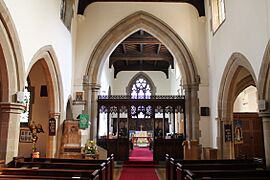 Interior, St Anne's church, Baslow - geograph.org.uk - 3127978