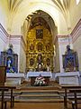 Interior de la Iglesia con el retablo central