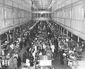 Interior of Center Market 1923
