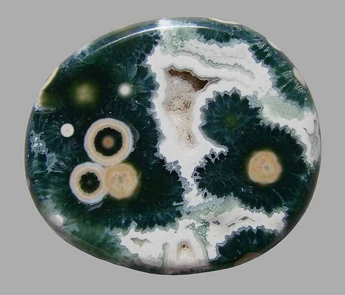 Jaspe orbiculaire Madagascar 1597B
