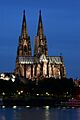 Kölner Dom abends