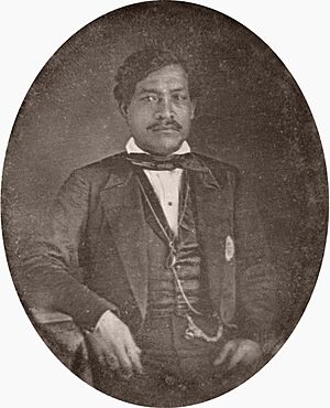 Kamehameha III, daguerreotype, c. 1853 (cropped)