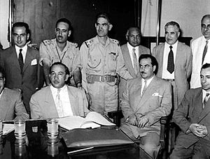 Leaders of July 14 1958 Revolution
