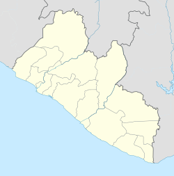 Gbedin is located in Liberia