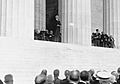 Lincoln Memorial Dedication with President Harding crop