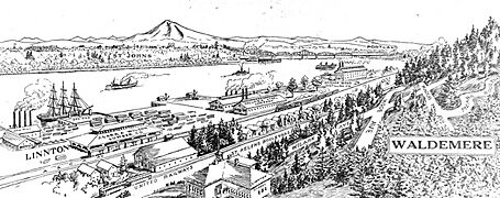 Linnton drawing 1909