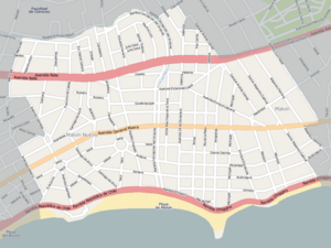 Street map of Malvín