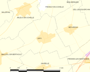 Map commune FR insee code 62639