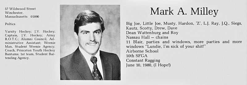 Mark A. Milley 1980 Edit