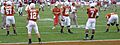 McCoy and Chiles in pre-game warmups Red River Shootout 2007 crop2
