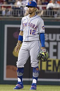 Mets infielder Franscisco Lindor is lazer focused (51266468307)