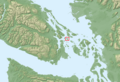 Moresby Island (Gulf Island) location