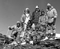 Mountaineers in Communism Peak in 1985