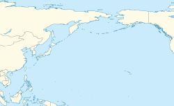 Location of Kure Atoll in the Pacific Ocean