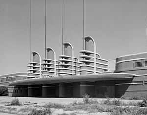 Pan-Pacific Auditorium entrance