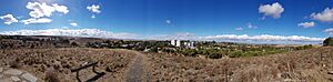 Panorama of Eudunda from the town lookout, February 2018.