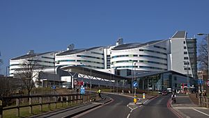 Queen Elizabeth Hospital Birmingham, Edgbaston, Birmingham, England-7March2011