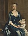 Retrato de dama con su hija (Thomas Hudson)