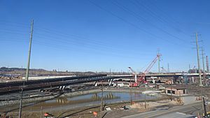 Rte 7 approach to new Wittpenn Bridge 2020 jeh