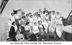 Scottish Women's Hospital - Kragujevac Unit - 1st Serbian unit under Dr. Eleanor Soltau