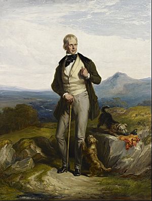 Sir William Allan - Sir Walter Scott, 1771 - 1832. Novelist and poet - Google Art Project