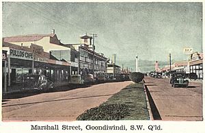 StateLibQld 1 152751 Marshall Street, Goondiwindi, ca. 1945