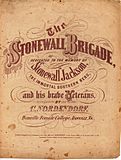 Stonewall Jackson Brigade sheet music