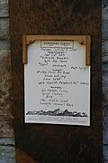 Tassajara Hot Springs (Menu)