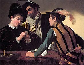 The Cardsharps by Caravaggio