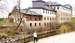 The Spring Mill Distillery in a part of the defunct Allan's Mill built in 1850, Guelph
